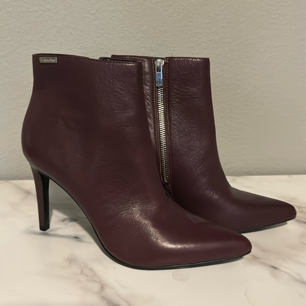 Purple DKNY booties